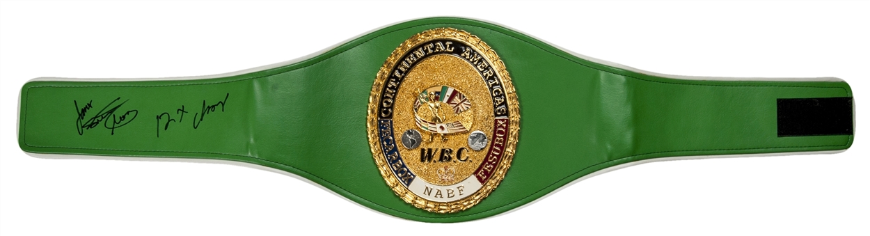James “Lights-Out” Toney WBC Continental Americas Championship Belt (PSA/DNA LOA)(Toney LOA)